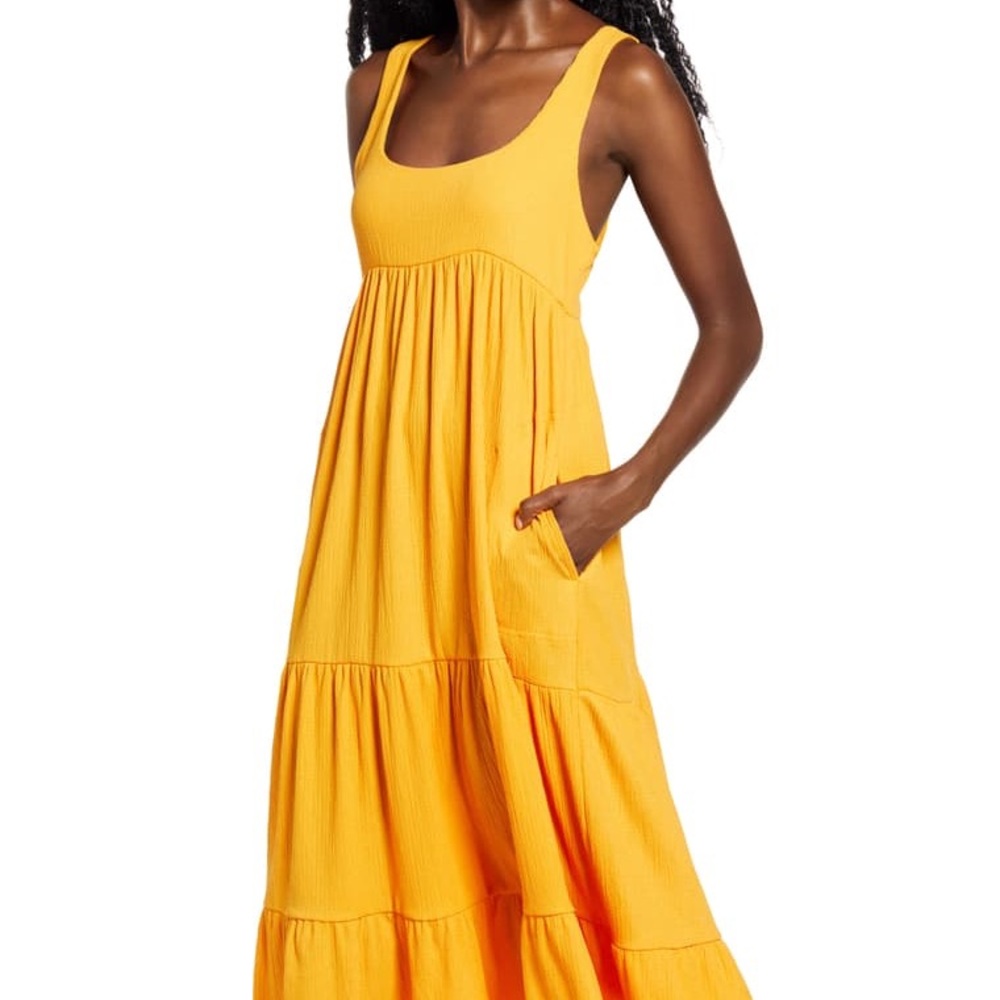 Free People Reel Love tiered dress